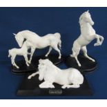 3 Royal Doulton 'Spirit of' horses - Affection - Wild - Peace