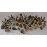 Collection of Wade Whimsies and other miniature figures