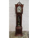 Tempus Fugit 'Highlands' granddaughter clock with pendulum, key and faux weights - total height