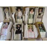 The Ashton Drake Galleries porcelain dolls - Beth, Sugar Plum, Jo, Meg, Hilary, Bedtime Jenny, Emily