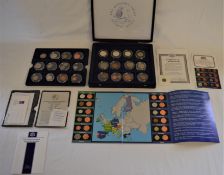 The Historical Coins Of Great Britain collectors case containing British coins, First