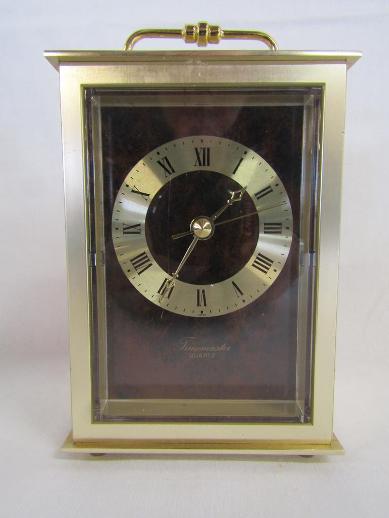 Collection of items to include Avia, Timemaster and Estyma carriage clocks, Bardic British Rail - Image 8 of 12