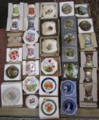 Collection of collector's plates includes Wedgwood, Royal Crown Derby, Royal Albert, Royal