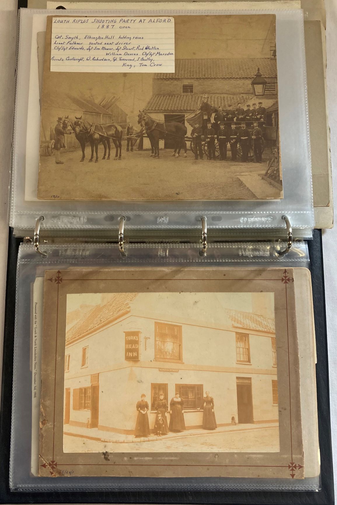 Album containing old images of Louth including reprints & sketches