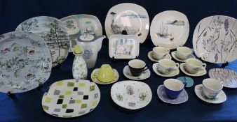 Selection of Staffordshire Midwinter Stylecraft Fashion Shape tableware including Cannes, Savanna,