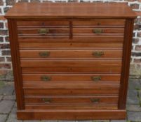 Victorian chest of drawers, L103cm x D49cm x H99cm