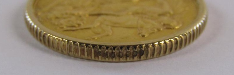 1911 George V mounted gold half sovereign - total weight 4.7g - Image 3 of 4