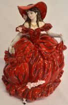 Coalport Scarlett figure with certificate