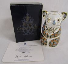 Royal Crown Derby Endangered Species paperweight - Queensland Koala limited edition 981/1000