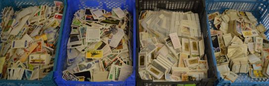 Large quantity of cigarette and tea cards, such as Brooke Bond Tea and W.D and H.O Wills