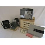 Soligor super 8 P 800 projector, Consul view edition, for super 8 film and Argus 300 model III slide