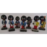 7 Robertson's Golly band figures