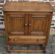 Ercol drinks cabinet, H88cm x W79cm x D43cm