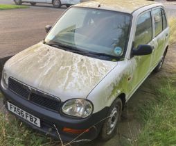 Perodua Kelisa EX 989cc petrol car with exceptionally low mileage (2831 miles), first registered