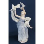 Lladro Inspiration Millennium 2000 figurine No 6570 "New Horizons", boxed, 37.5cm h x 18cm w (head