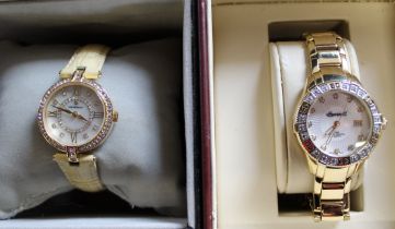 2 ladies wristwatches :- Reichenbach on leather strap & Ingersoll, both with original boxes &