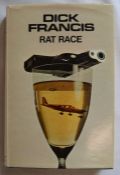 First edition Dick Francis Rat Race signed & inscription by the author published Michael Joseph