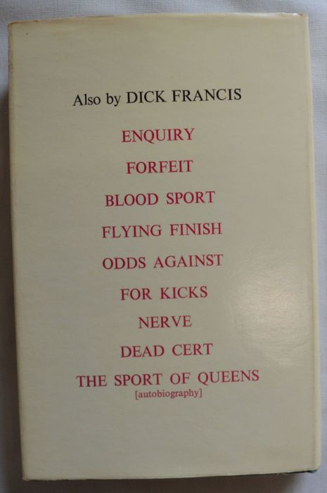 First edition Dick Francis Rat Race signed & inscription by the author published Michael Joseph - Image 3 of 3