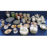 Large selection of Noritake porcelain including tea ware & vases