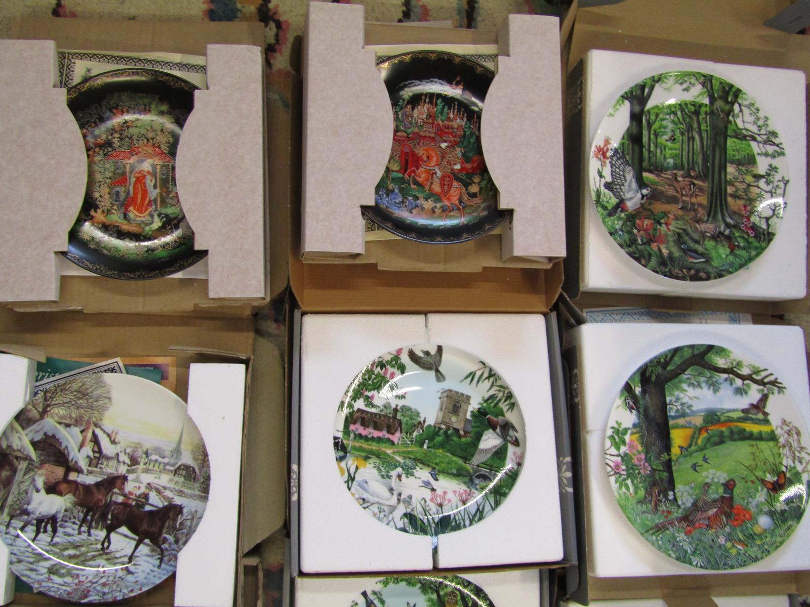 Collectors plates includes - Russian Legend of Fairy Tales, Wedgwood includes Rolling Hills, - Image 5 of 7