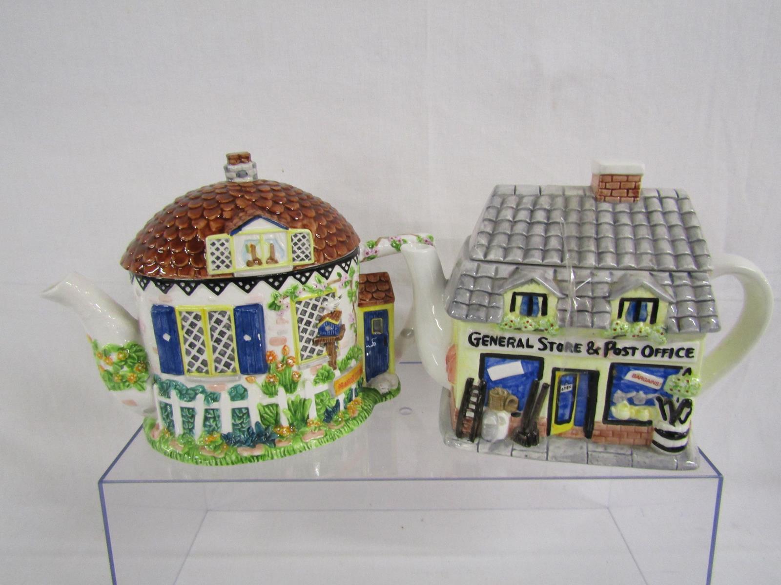 10 teapots to include washing machine Leonard ' The Crown', a crown, Primrose Cottage and Bell - Image 6 of 6