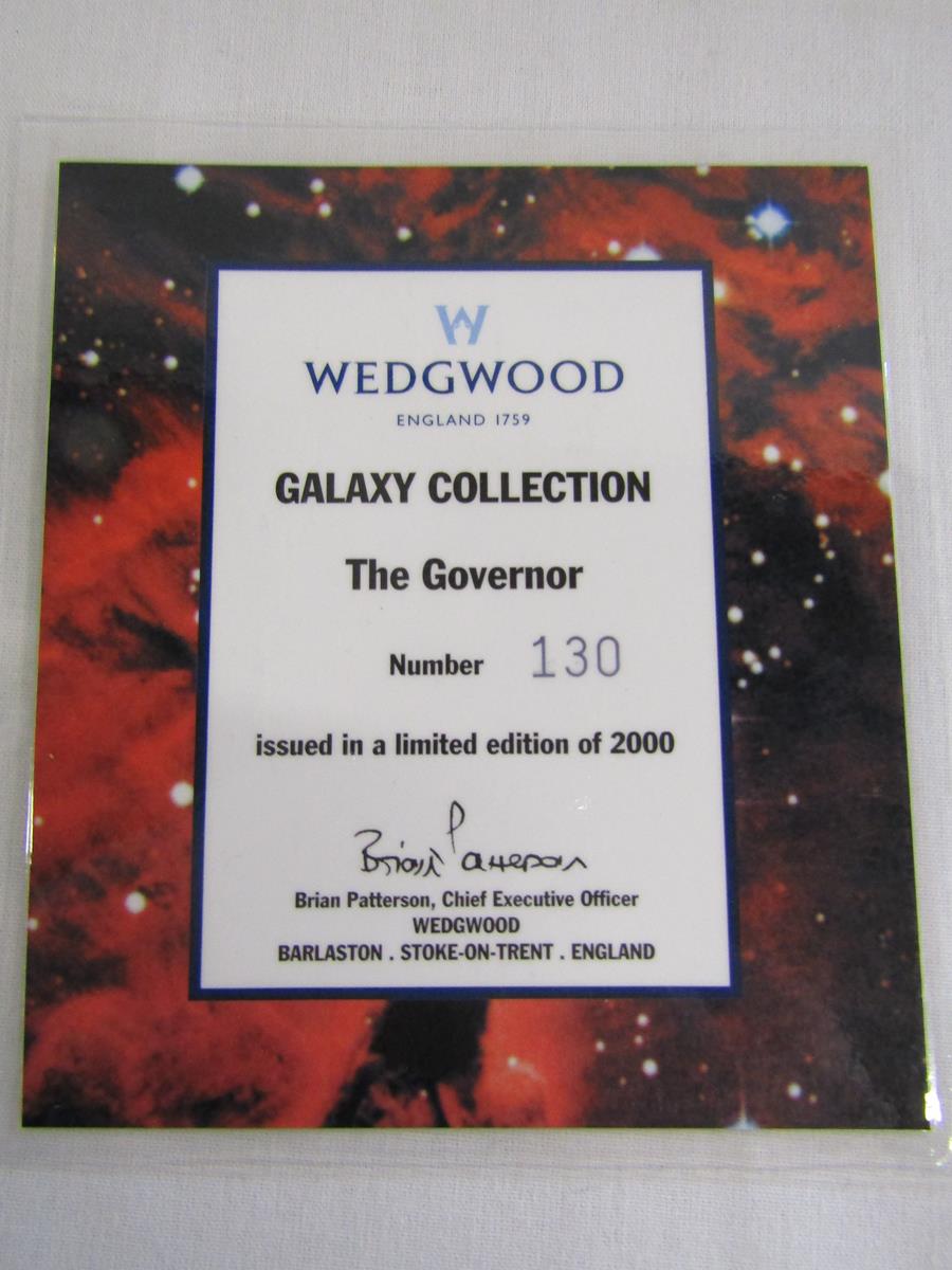 Wedgwood Galaxy Collection 'The Governor' limited edition 130/2000 (staff has been damaged near to - Image 8 of 17