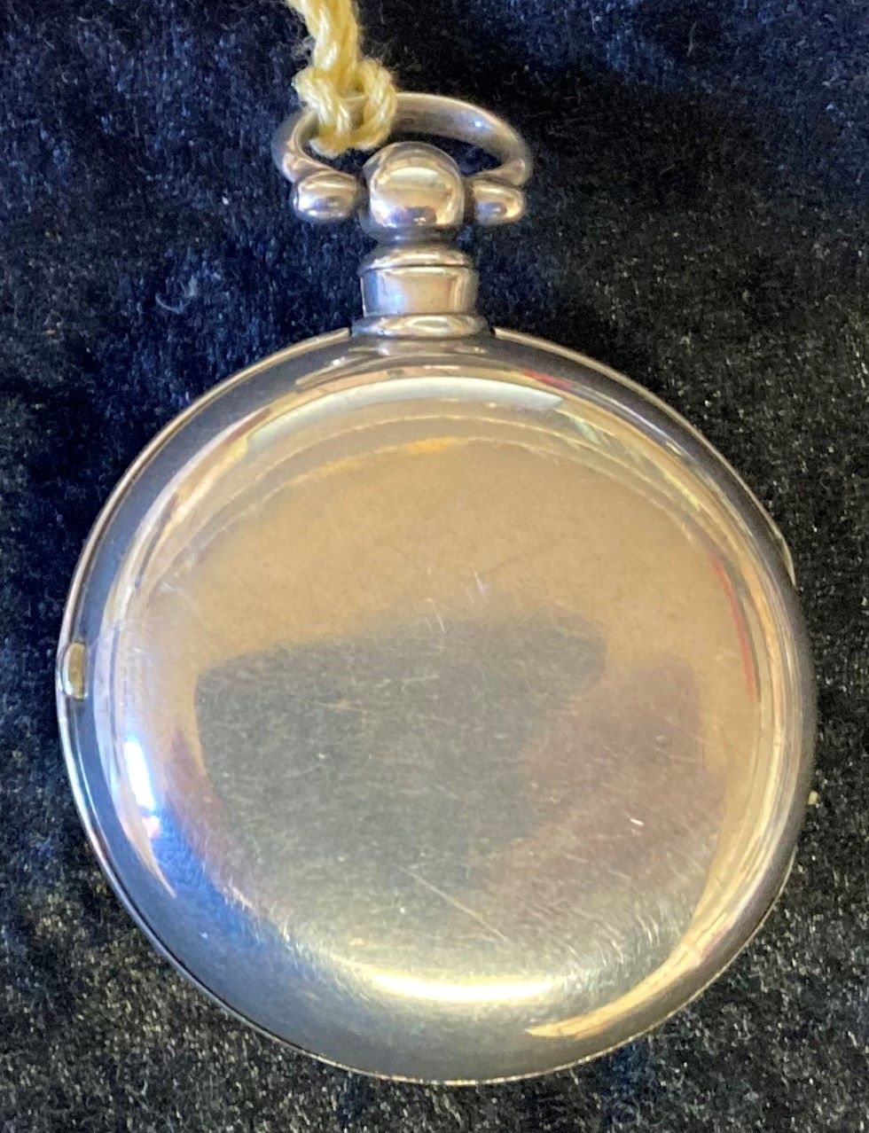 Silver pair case pocket watch (no maker's name) Chester 1892 - Image 2 of 4