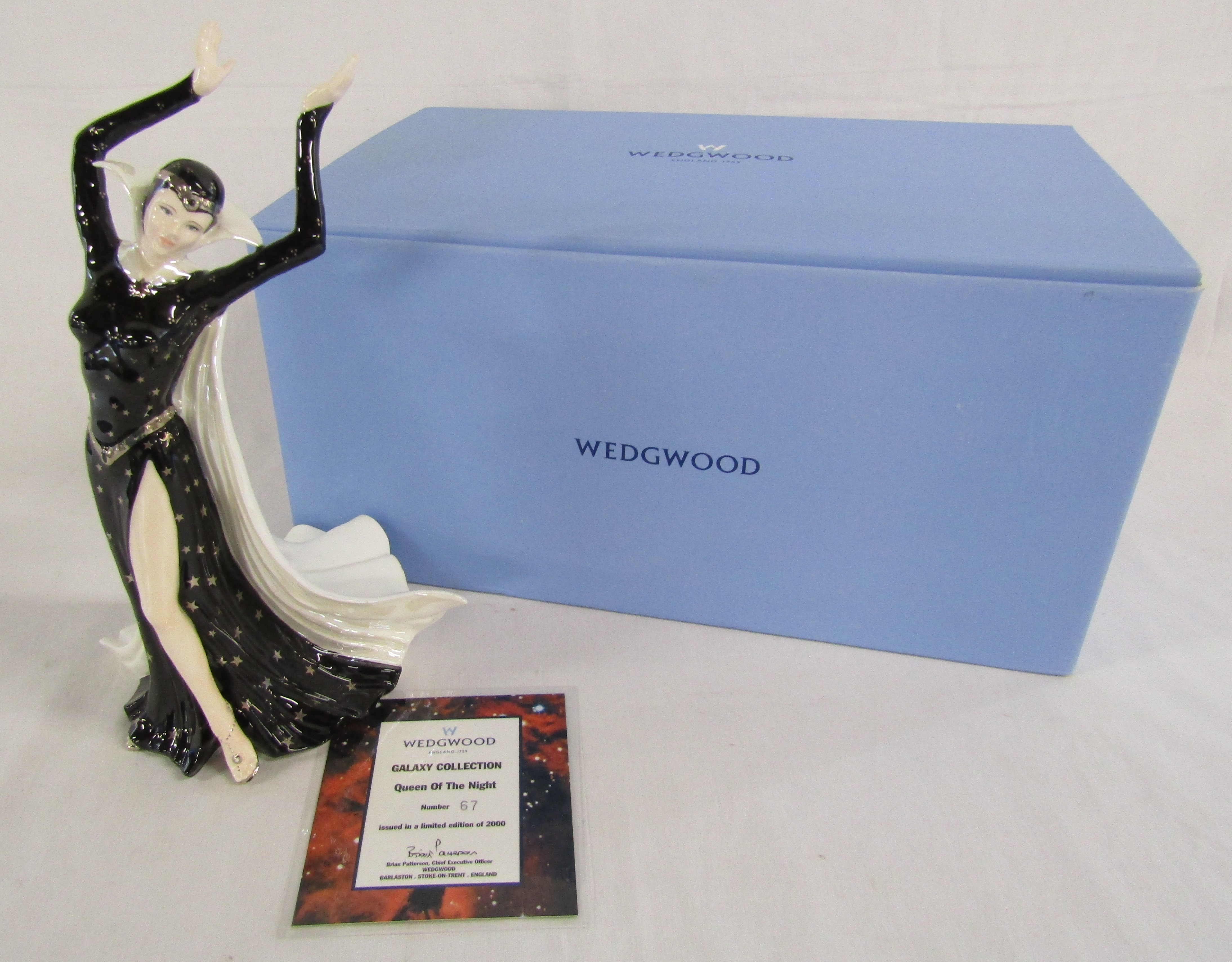 Wedgwood Galaxy Collection 'Queen of the Night' limited edition 67/2000 figurine