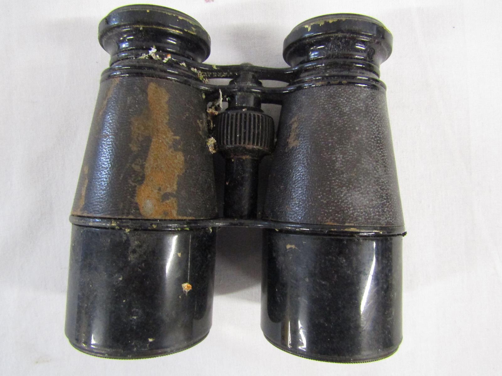 Collection of binoculars includes Oxley field 6.5, Military Regulation and an empty Bausch & Lomb - Image 7 of 11