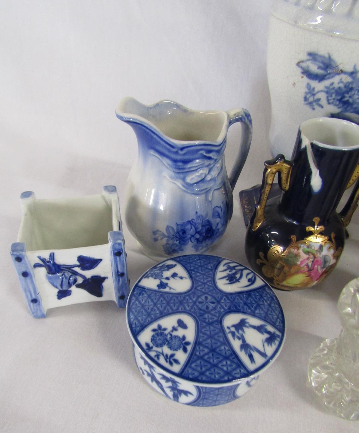 Collection of ceramics includes Arthur Wood and Hillstonia stoneware jugs, acrylic paperweight - Image 2 of 7