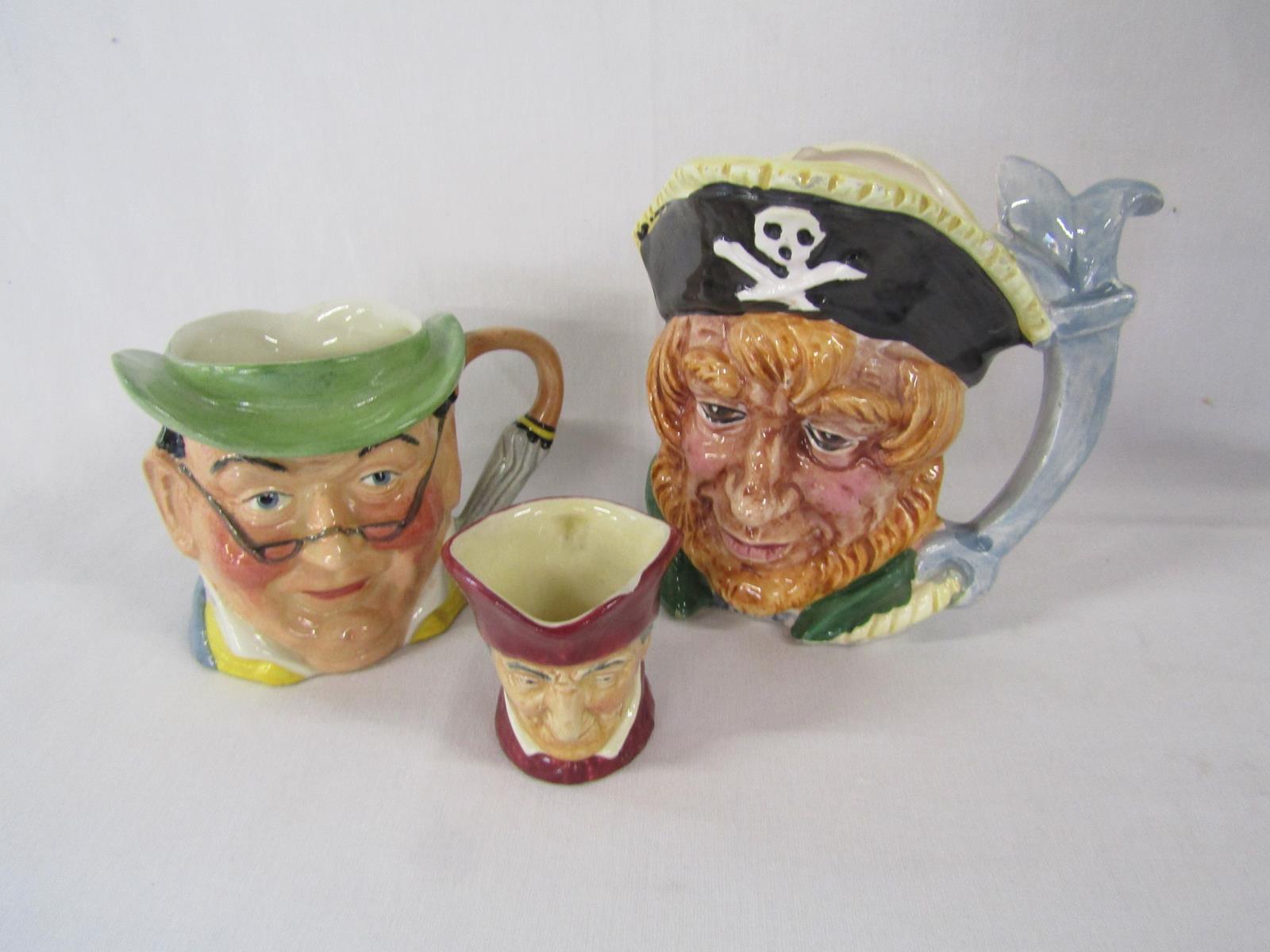 14 character & toby jugs includes town crier, Kelsbro Ware 'Mr Pickwick', Royal Doulton miniature, - Image 5 of 6