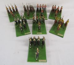 Collection of lancers and guards figures