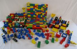 Lego Duplo with Winnie the Pooh, vehicles, figures, large baseboard etc