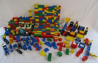 Lego Duplo with Winnie the Pooh, vehicles, figures, large baseboard etc