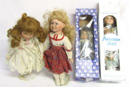 4 dolls including The Princess Collection