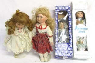 4 dolls including The Princess Collection