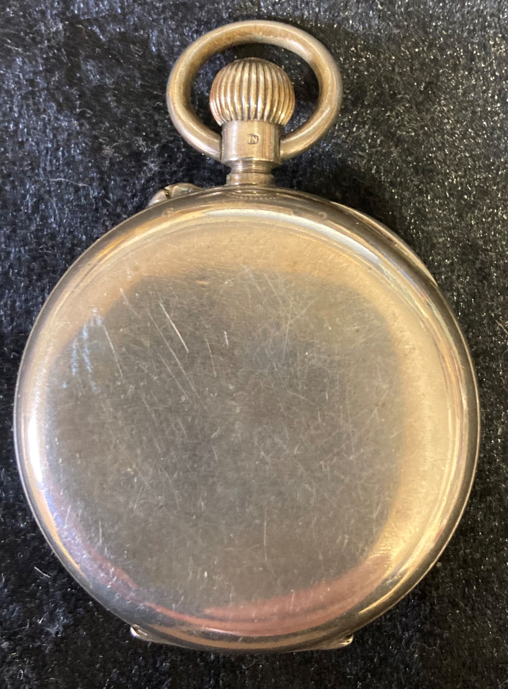 J W Benson London silver case pocket watch London 1916 with Champagne glass (running) - Image 2 of 4