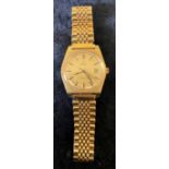 Gents Omega Genève gold plated wristwatch