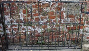 Pair of wrought iron gates