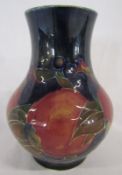 William Moorcroft pomegranate baluster vase - approx. 13cm