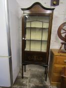 Edwardian mahogany display cabinet