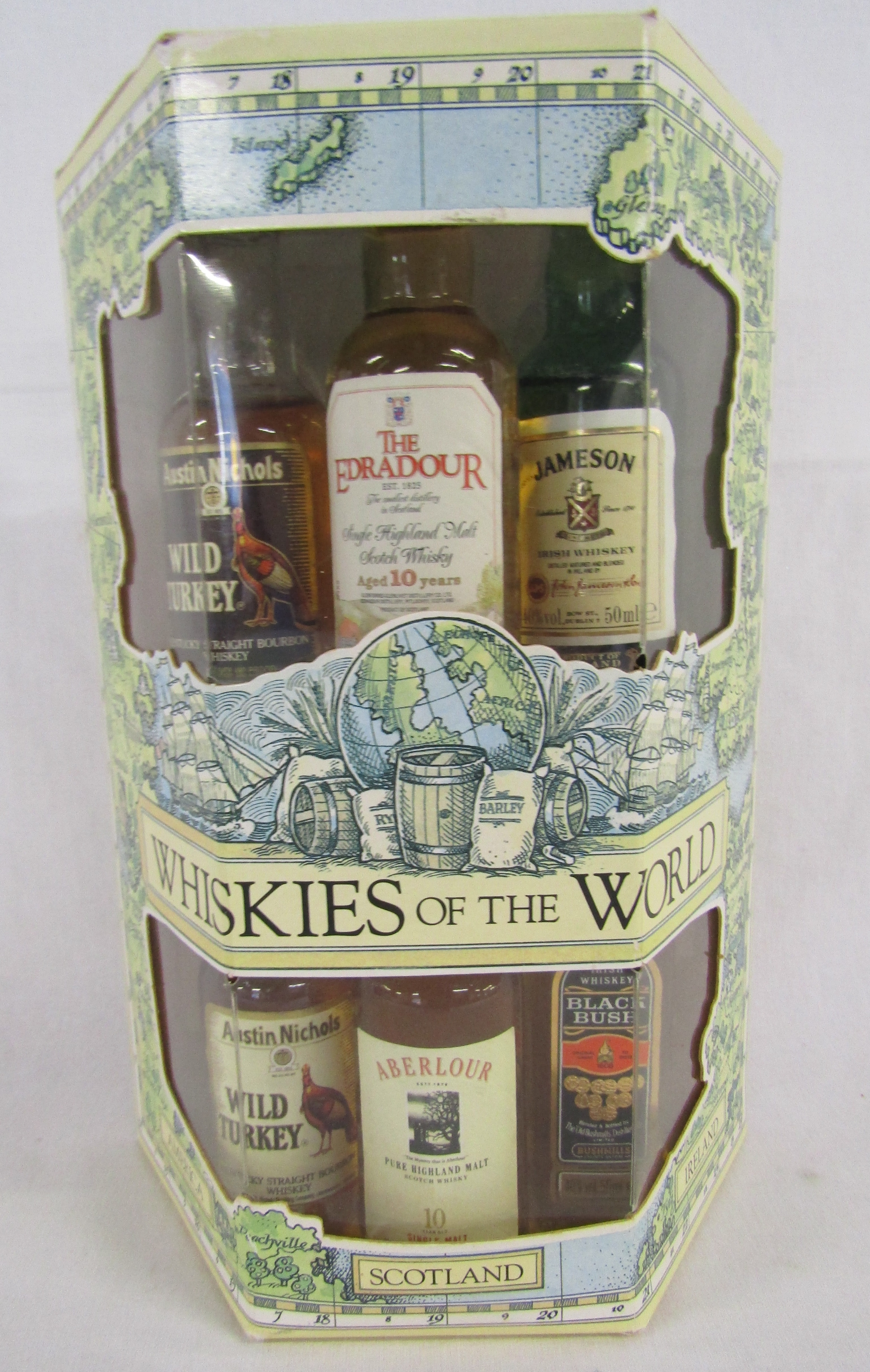 Whiskies of the World miniature whiskies set