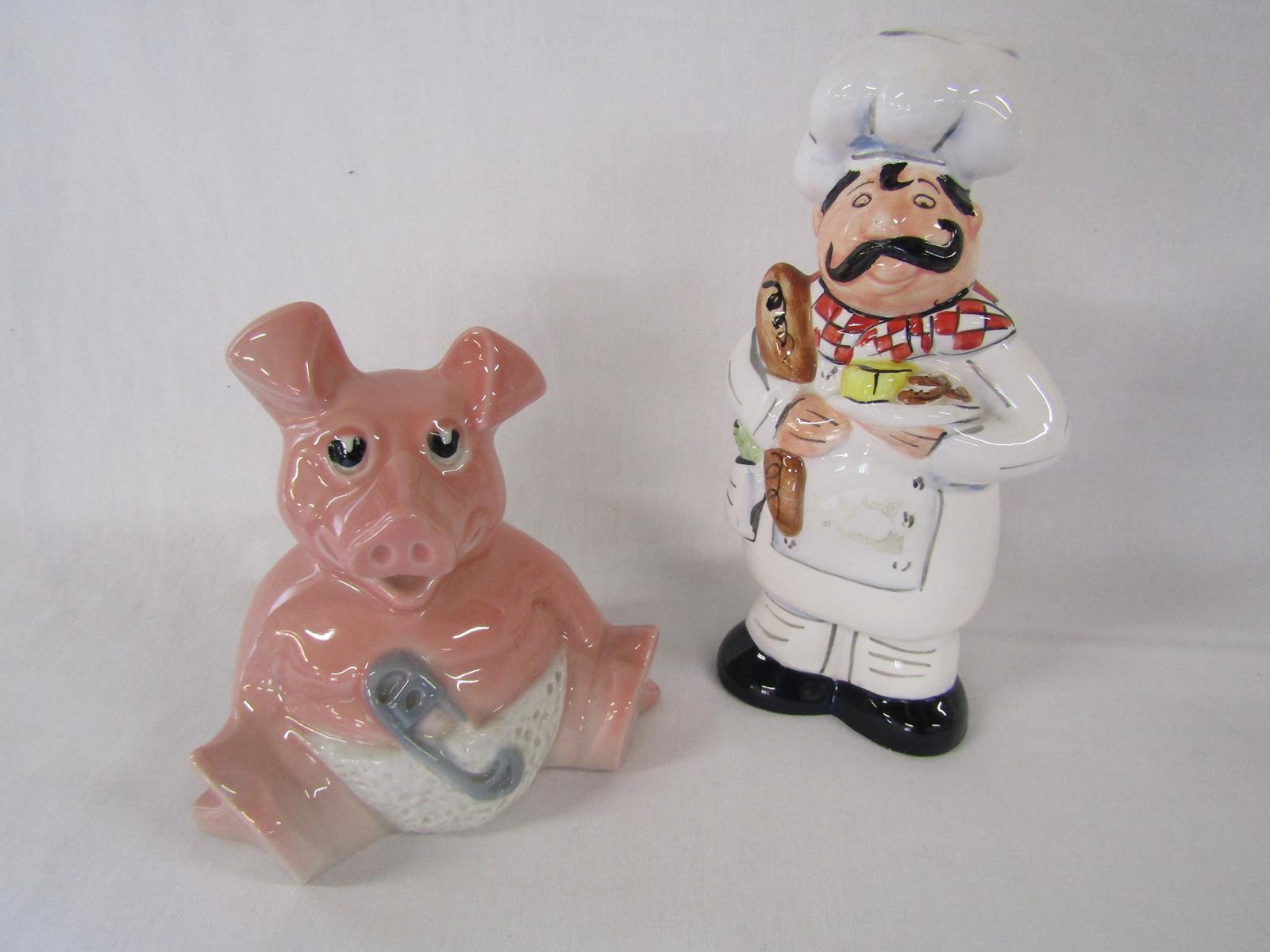 Money boxes includes Wade Natwest baby pig, Thorntons shops, character mugs includes Tetley Tea's - Image 7 of 8