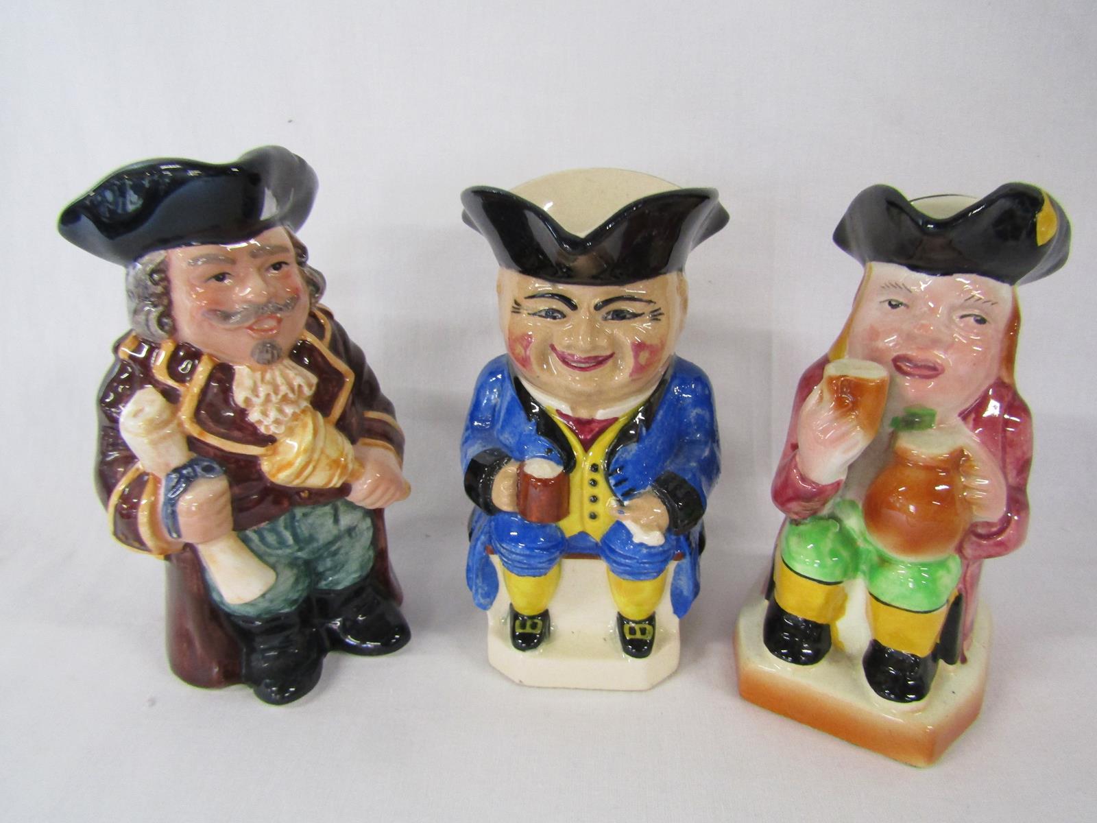 14 character & toby jugs includes town crier, Kelsbro Ware 'Mr Pickwick', Royal Doulton miniature, - Image 3 of 6