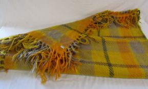 Harrods made in Italy  throw / blanket approx. 214cm x 218cm no tassels to one edge