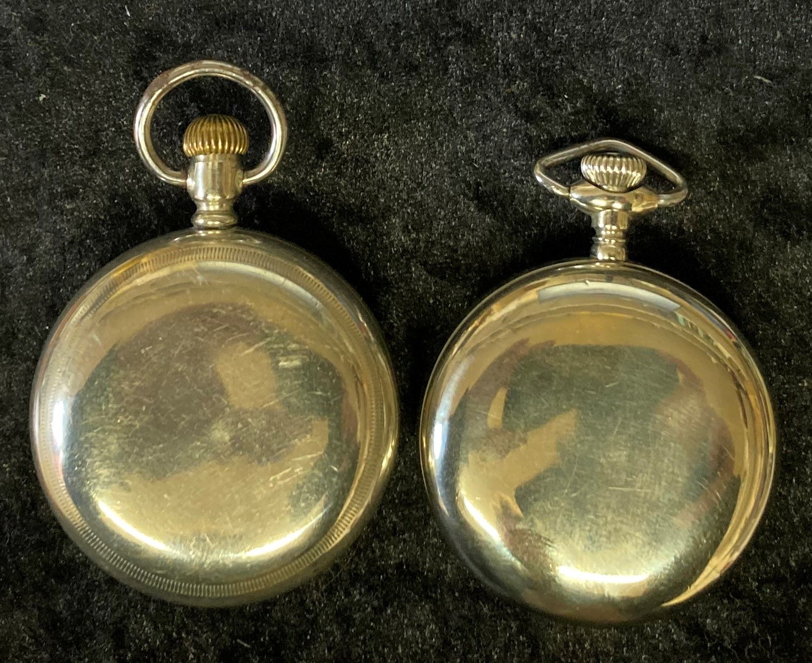 2 American screw case pocket watches: Hampden Watch Co. & Illinois Watch Co. - Image 2 of 3