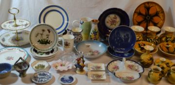 Large quantity of ceramics, including Alvingham potteries, Portmeirion, Wade, Wood & Sons, etc and a