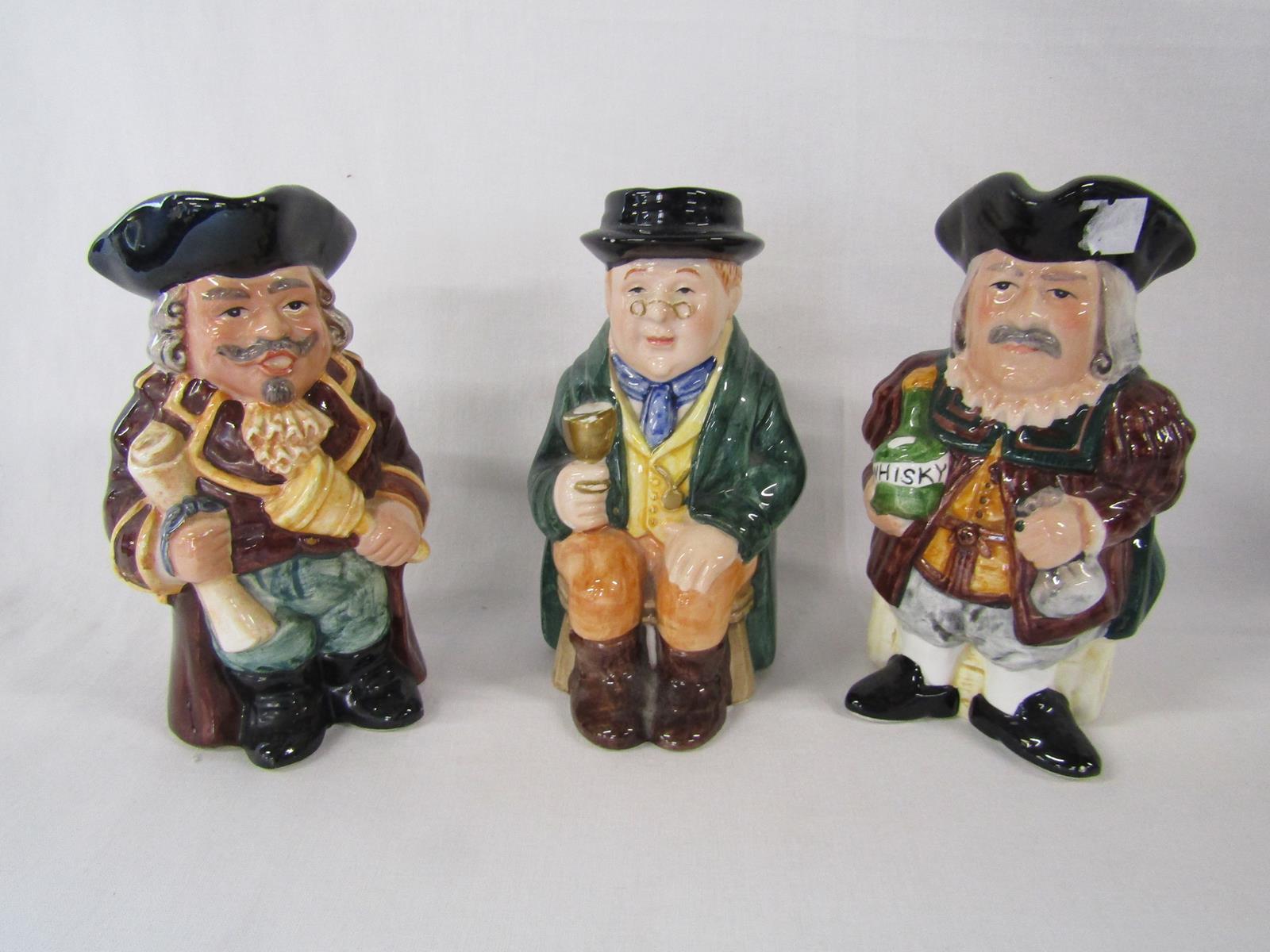 14 character & toby jugs includes town crier, Kelsbro Ware 'Mr Pickwick', Royal Doulton miniature, - Image 2 of 6