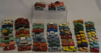 Large quantity of Dinky Toy diecast cars, including Pink Panther, 103 Spectrum Patrol car, Austin
