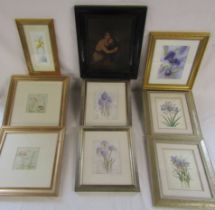 8 flower prints and one mother and daughter print